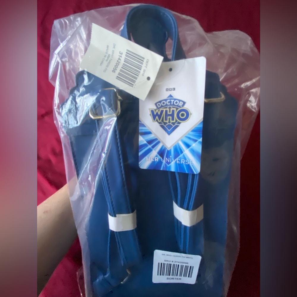 💙 DOCTOR WHO TARDIS FIGURAL MINI BACKPACK - Picture 11 of 13